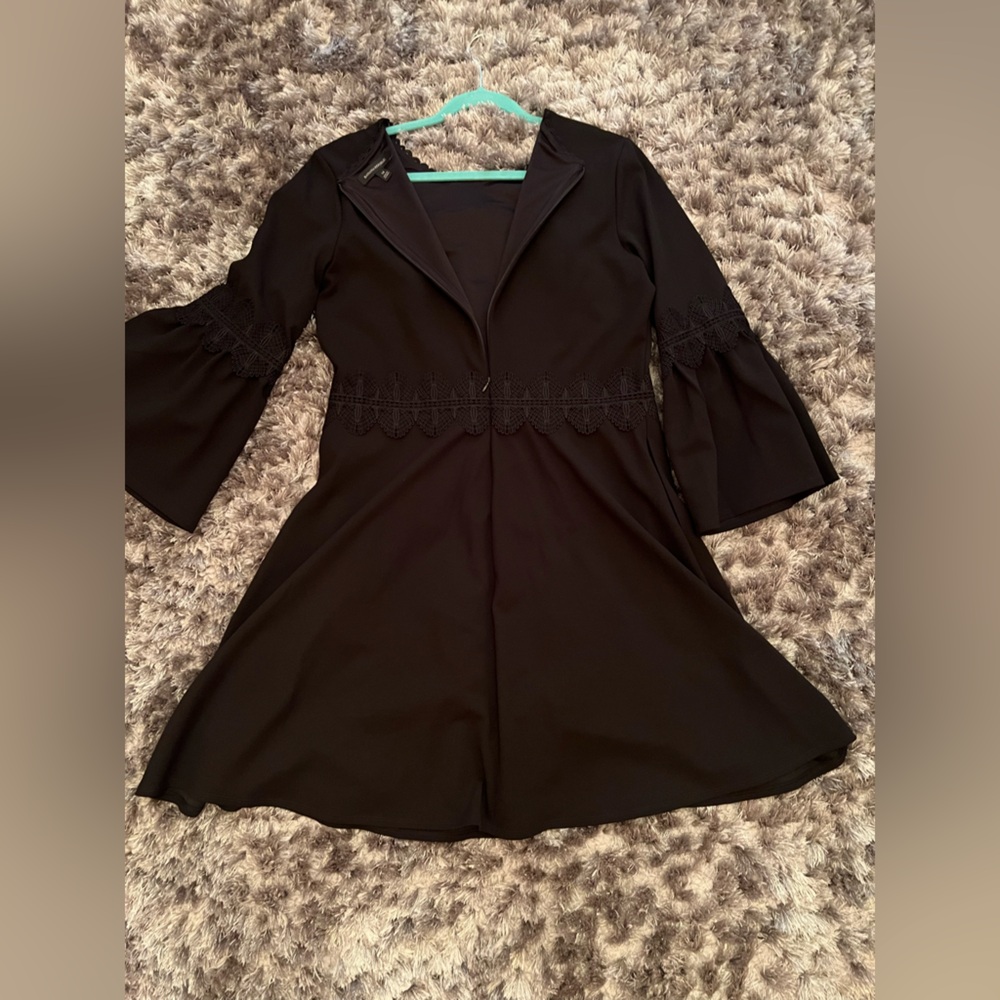Banana Republic Black Bell Sleeve Dress - Picture 10 of 10
